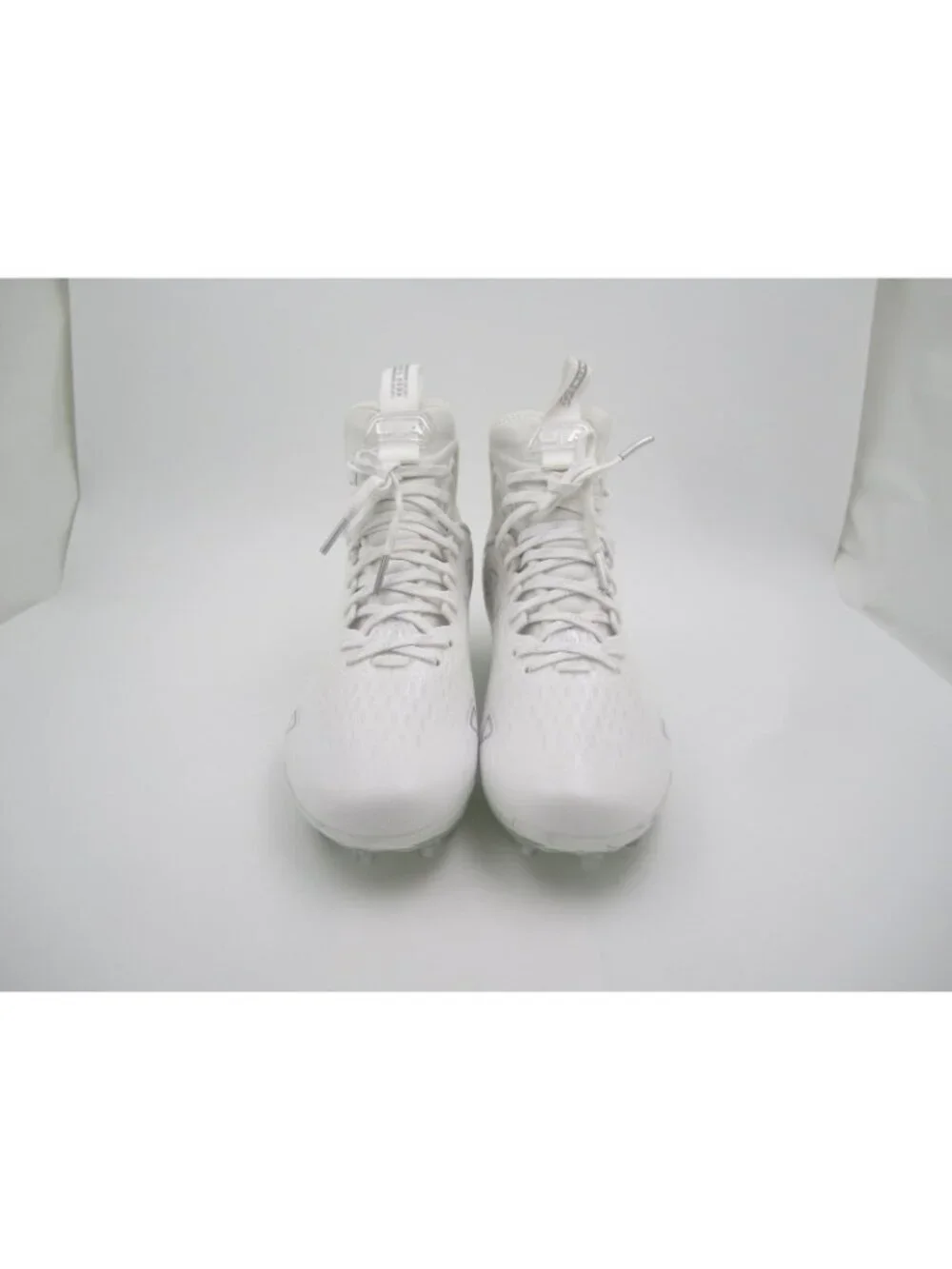 New Under Armour Spotlight Lux MC 2.0 Football Cleats Men Sz 9 White (F12)